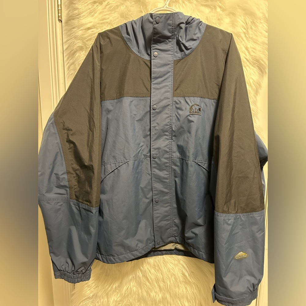 Sorel Men's Blue and Gray Windbreaker